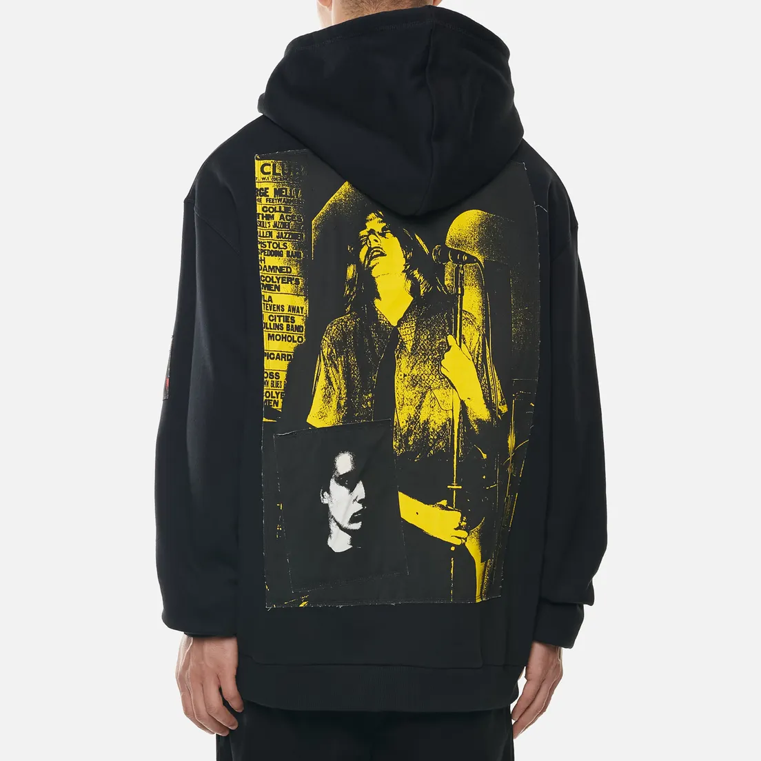 Fred Perry x Raf Simons Мужская толстовка Printed Patch Hoodie