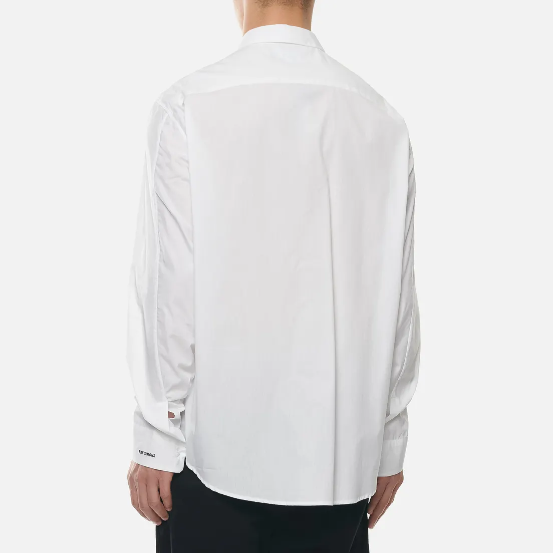 Fred Perry x Raf Simons Мужская рубашка Embroidered Cuff Slim Fit