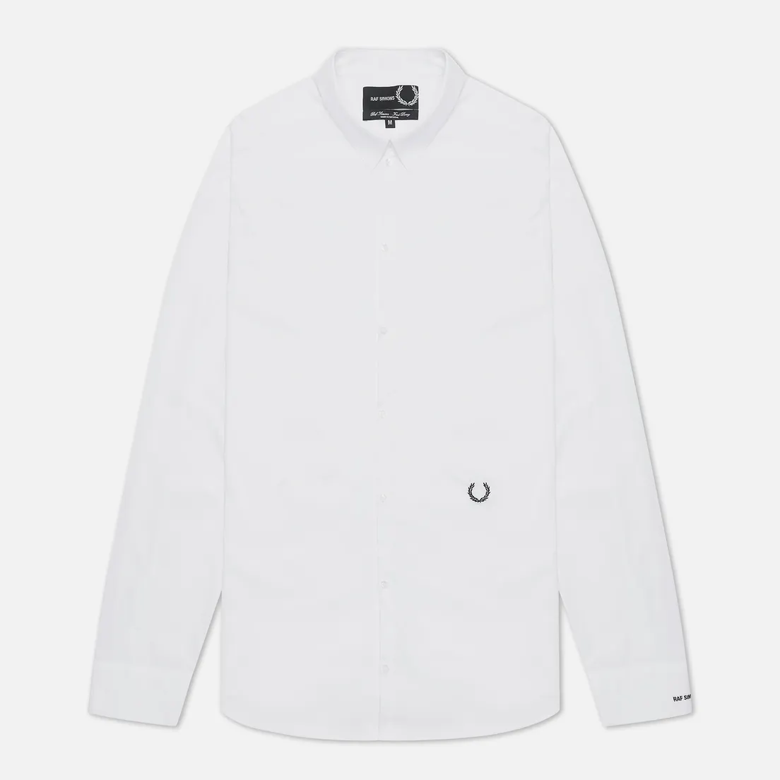 Fred Perry x Raf Simons Мужская рубашка Embroidered Cuff Slim Fit