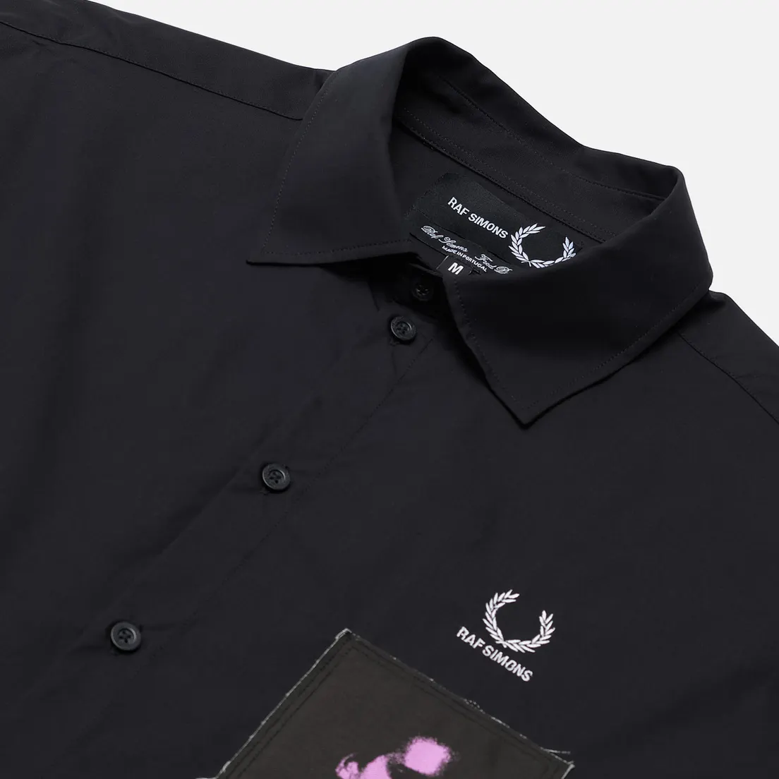 Fred Perry x Raf Simons Мужская рубашка x Raf Simons Oversized Printed Patch