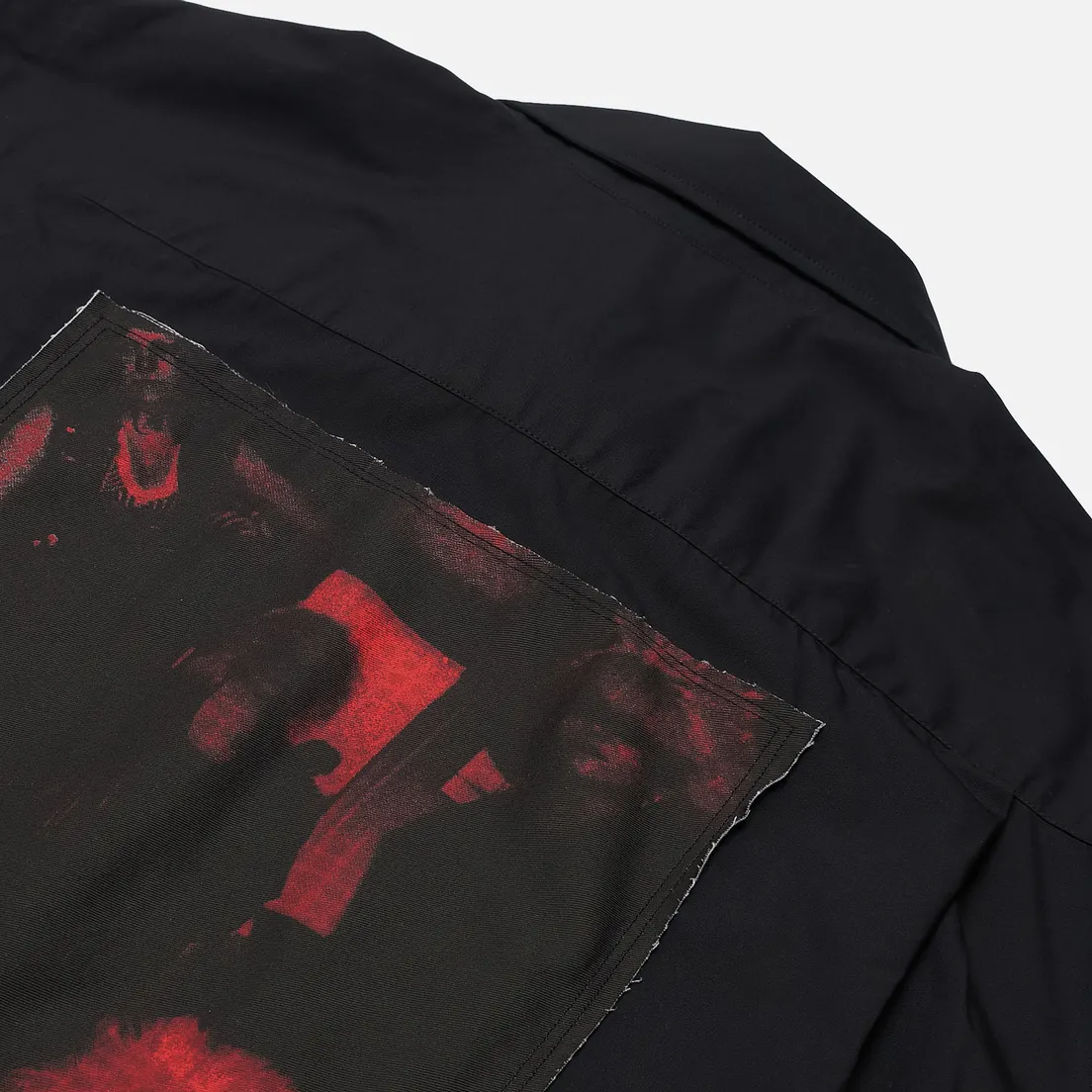 Fred Perry x Raf Simons Мужская рубашка x Raf Simons Oversized Printed Patch