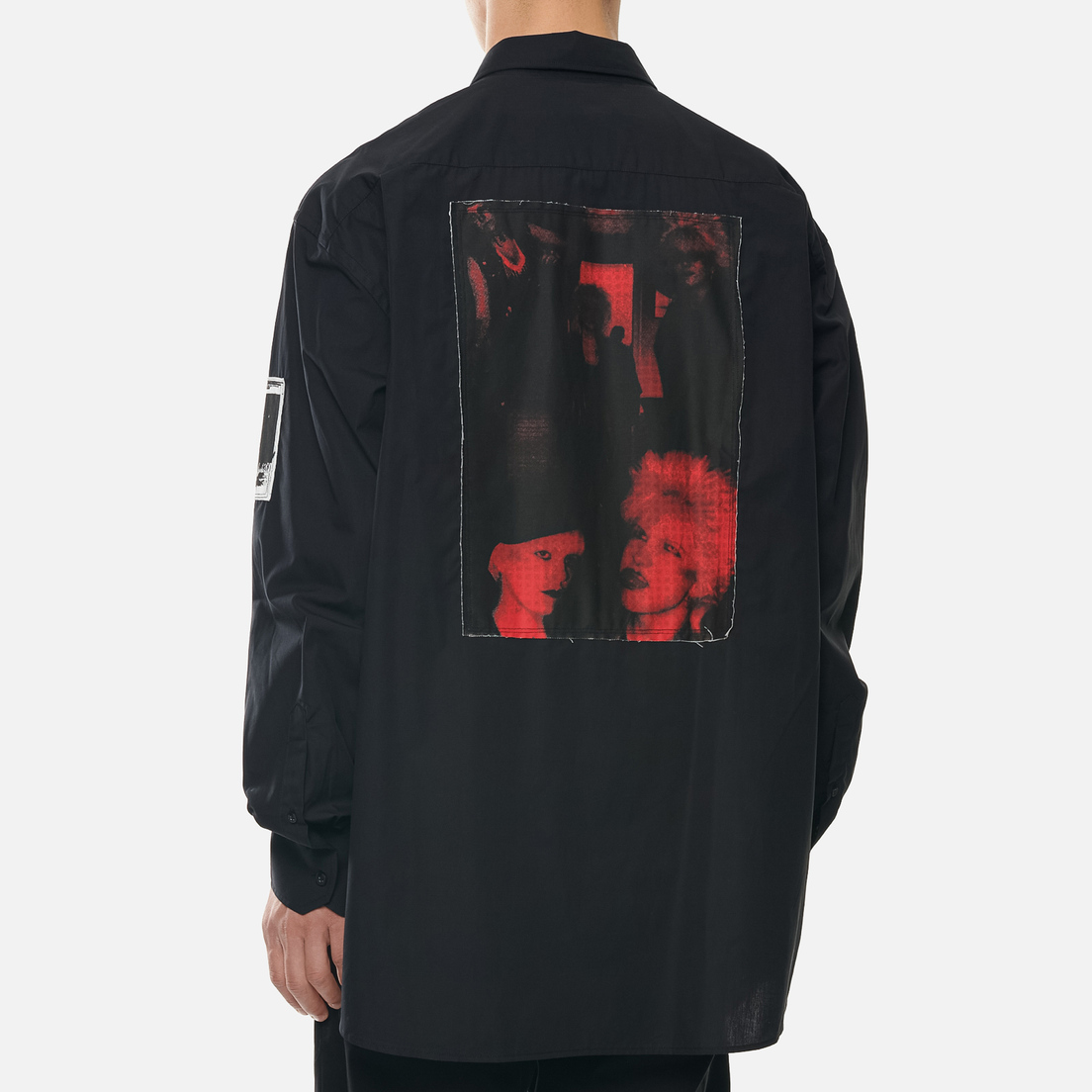 Fred Perry x Raf Simons Мужская рубашка x Raf Simons Oversized Printed Patch