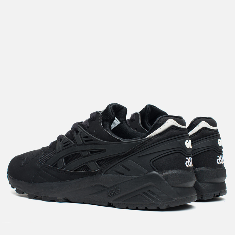 asics gel black trainers