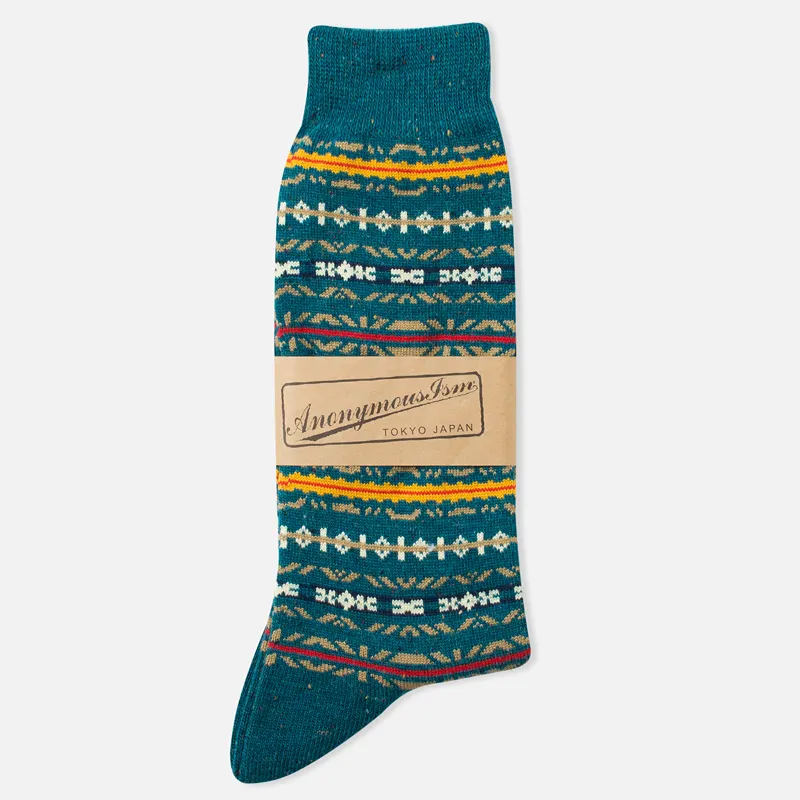 Anonymous Ism Носки Three Quarter Jacquard Pattern