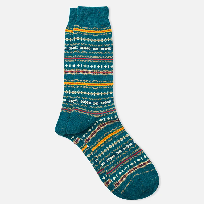 Anonymous Ism Носки Three Quarter Jacquard Pattern