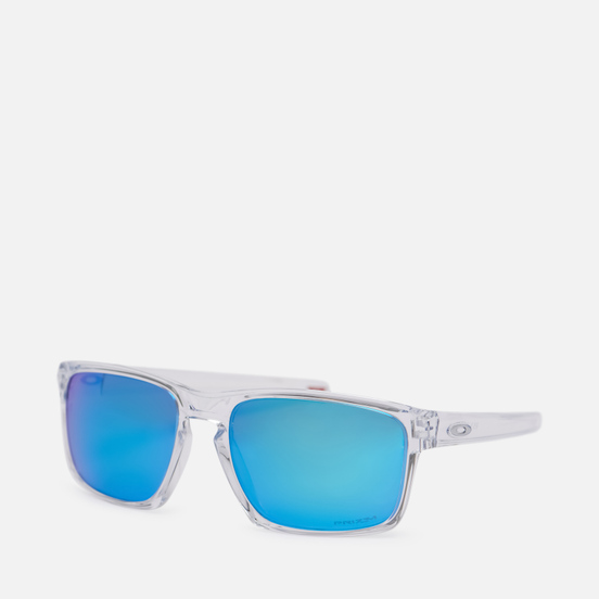 Солнцезащитные очки Oakley Sliver Polished Clear/Prizm Sapphire