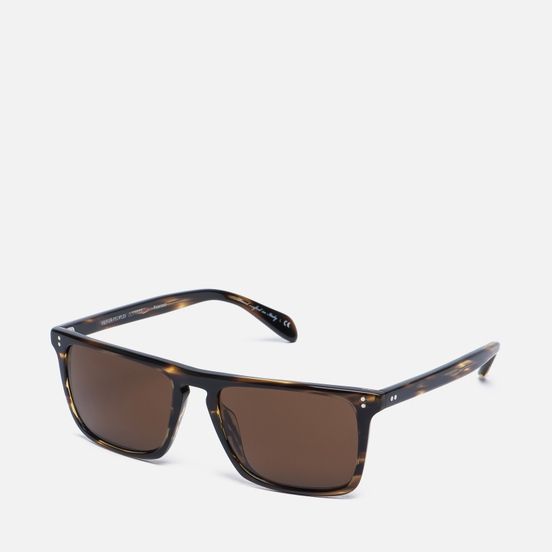 Солнцезащитные очки Oliver Peoples Bernardo Cocobolo/Java Polar
