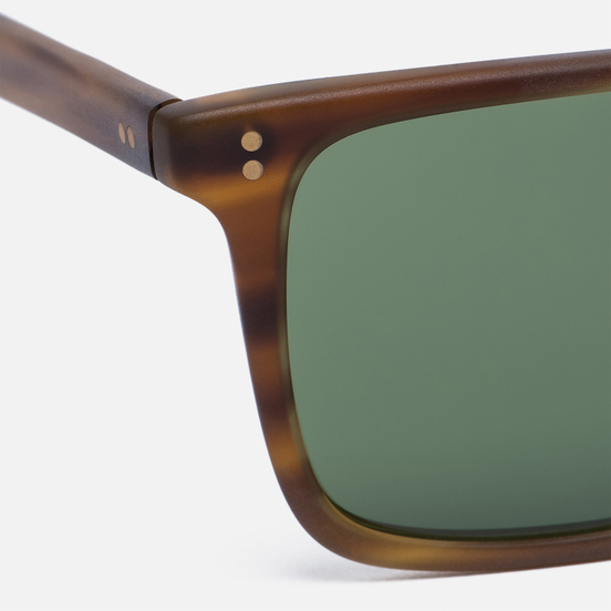 Солнцезащитные очки Oliver Peoples Bernardo Matte Sandalwood/Green C Mineral