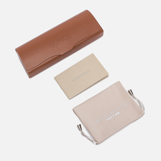 Солнцезащитные очки Oliver Peoples Bernardo Matte Sandalwood/Green C Mineral