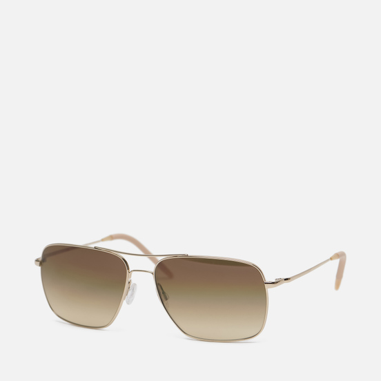 Солнцезащитные очки Oliver Peoples Clifton Gold/Chrome Olive Photochromic