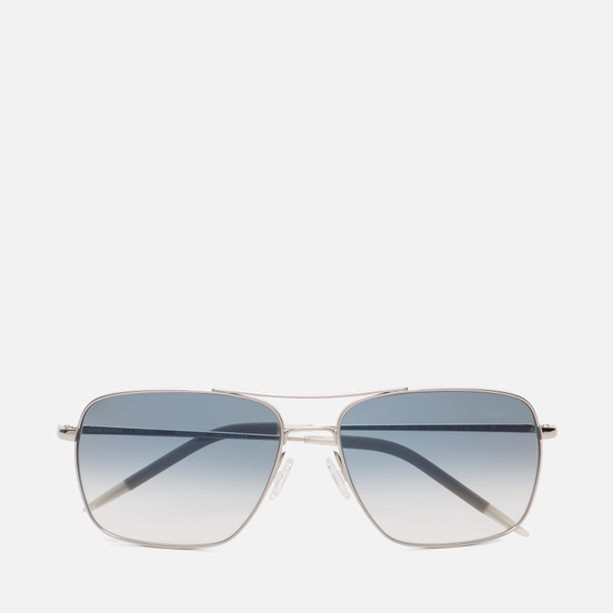 Солнцезащитные очки Oliver Peoples Clifton Silver/Blue Gradient
