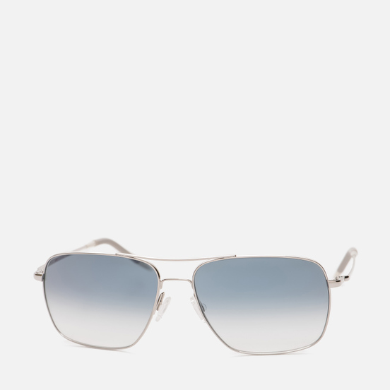 Солнцезащитные очки Oliver Peoples Clifton Silver/Blue Gradient