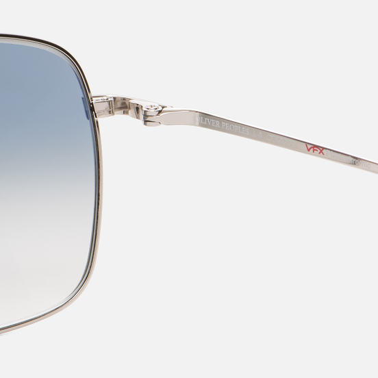 Солнцезащитные очки Oliver Peoples Clifton Silver/Blue Gradient