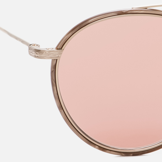 Солнцезащитные очки Oliver Peoples Ellice Mocha Marble/Gold/Mauve Rose Photochromic Glass