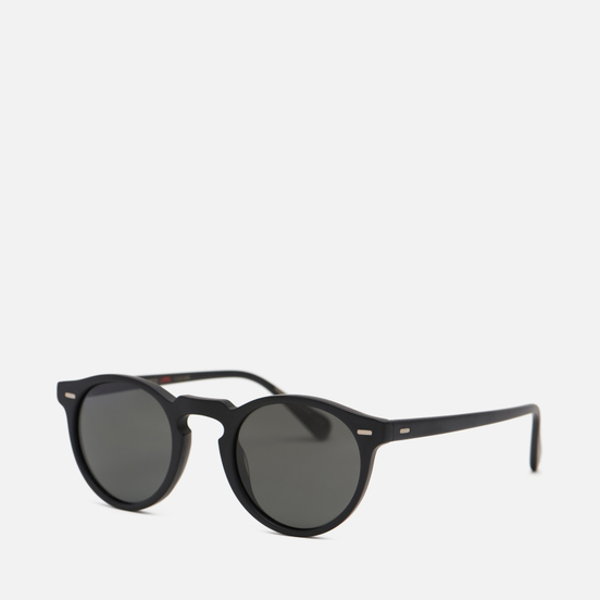 Солнцезащитные очки Oliver Peoples Gregory Peck Polarized Matte Black/Midnight Express Polarized
