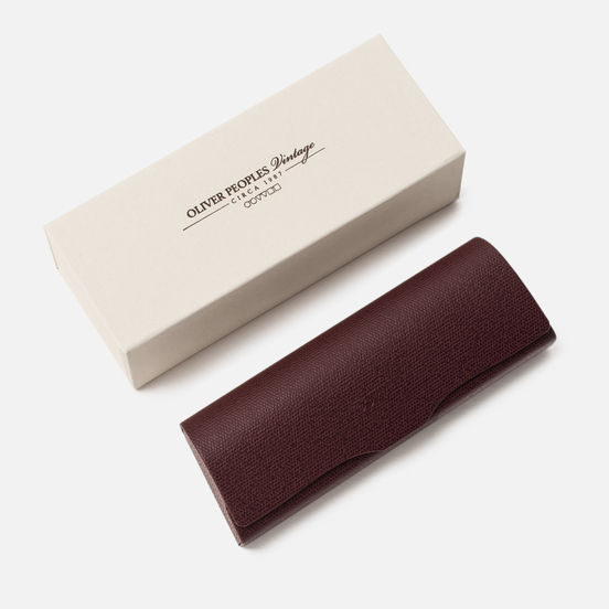 Солнцезащитные очки Oliver Peoples OP-506 Sun Dark Military/Antique Gold/Grey Goldtone