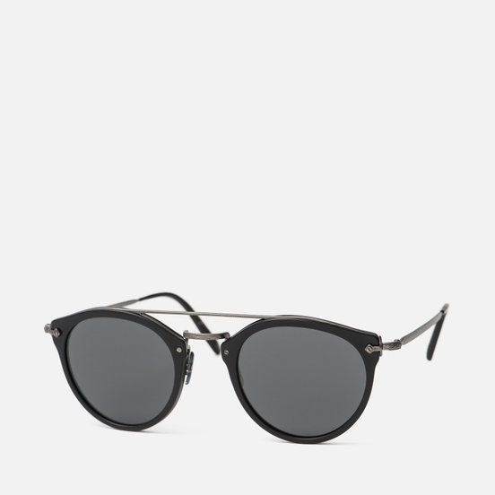 Солнцезащитные очки Oliver Peoples Remick Semi-Matte Black/Antique Pewter/Grey