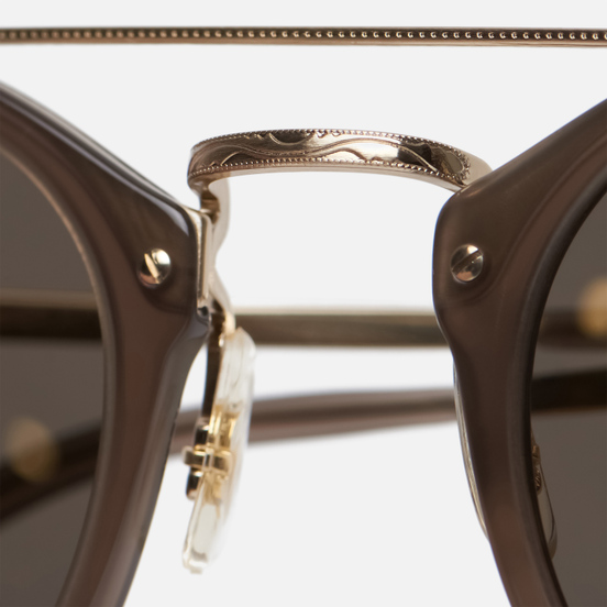 Солнцезащитные очки Oliver Peoples Remick Taupe/Brushed Gold/Taupe Flash Mirror