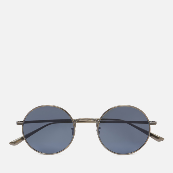 Солнцезащитные очки Oliver Peoples The Row After Midnight Brushed Pewter/Blue