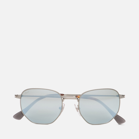 Солнцезащитные очки Persol PO2446S Metal Capsule Gunmetal/Light Green Mirror Silver