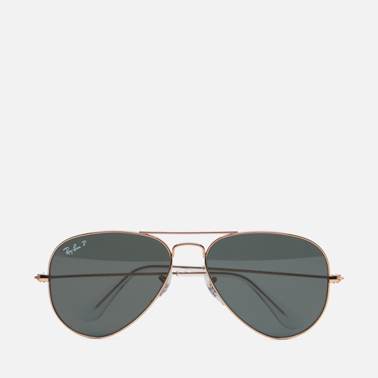 Солнцезащитные очки Ray-Ban Aviator Classic Polished Gold/Polarized Green Classic G-15
