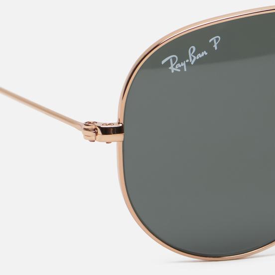 Солнцезащитные очки Ray-Ban Aviator Classic Polished Gold/Polarized Green Classic G-15