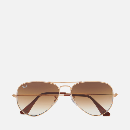 Солнцезащитные очки Ray-Ban Aviator Gradient Polished Gold/Light Brown Gradient