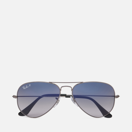 Солнцезащитные очки Ray-Ban Aviator Gradient Polarized, цвет серый, размер 62mm