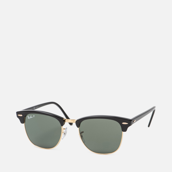 Солнцезащитные очки Ray-Ban Clubmaster Classic G-15 Polarized Black/Green