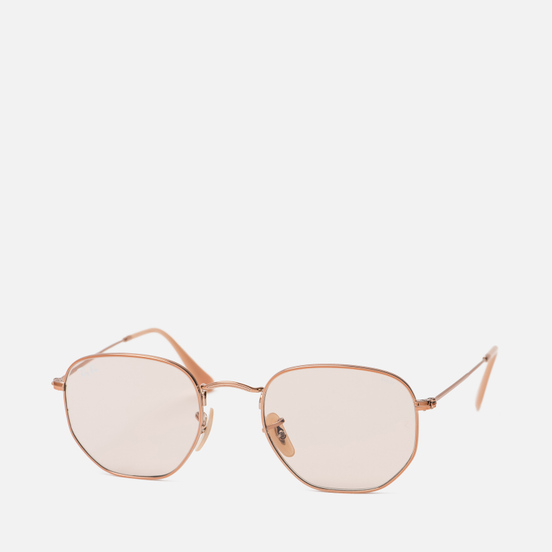 Солнцезащитные очки Ray-Ban Hexagonal Washed Evolve Bronze-Copper/Light Brown Photocromic