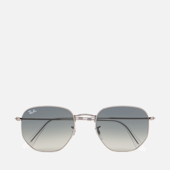 Солнцезащитные очки Ray-Ban Hexagonal Flat Lenses Polished Gunmetal/Grey Gradient