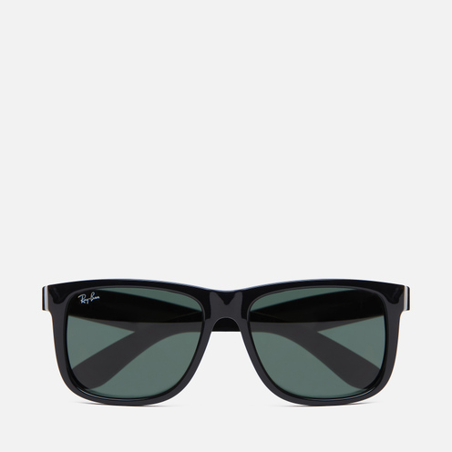 ray ban justin black green