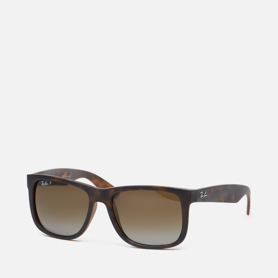 Солнцезащитные очки Ray-Ban Justin Classic Matte Tortoise/Polarized Brown Gradient