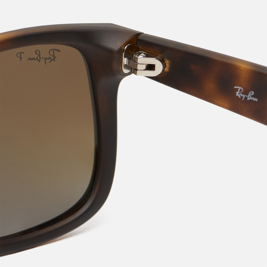 Солнцезащитные очки Ray-Ban Justin Classic Matte Tortoise/Polarized Brown Gradient