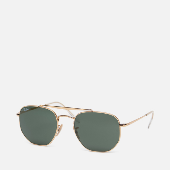 Солнцезащитные очки Ray-Ban Marshal Polished Gold/Green Classic G-15