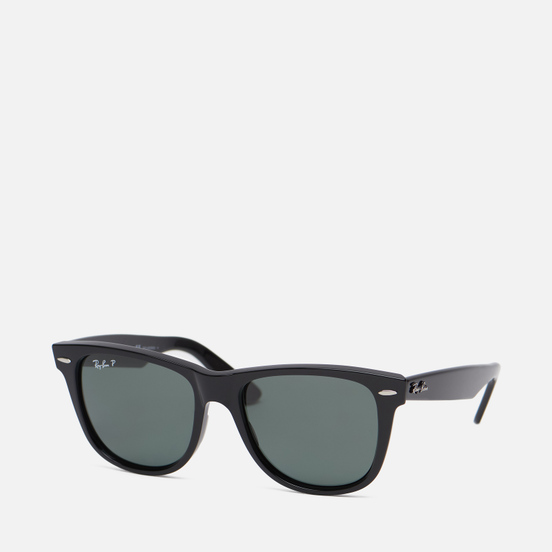 Солнцезащитные очки Ray-Ban Original Wayfarer Classic Gloss Black/Black/Polarized Green Classic G-15