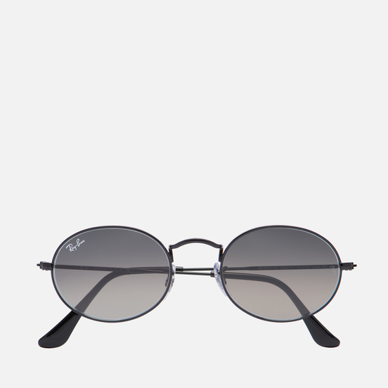 Солнцезащитные очки Ray-Ban Oval Flat Lenses Black/Grey Gradient