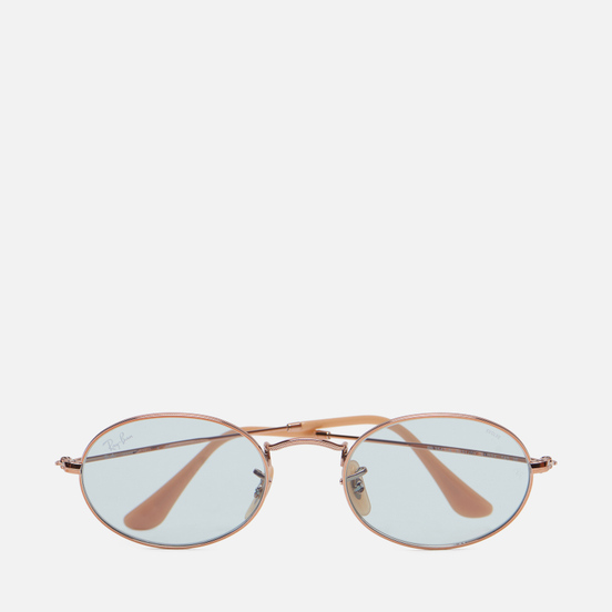 Солнцезащитные очки Ray-Ban Oval Washed Evolve Copper/Bronze-Copper/Light Blue Photochromic Evolve