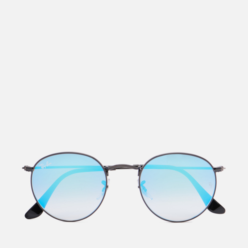 ray ban round flash lenses