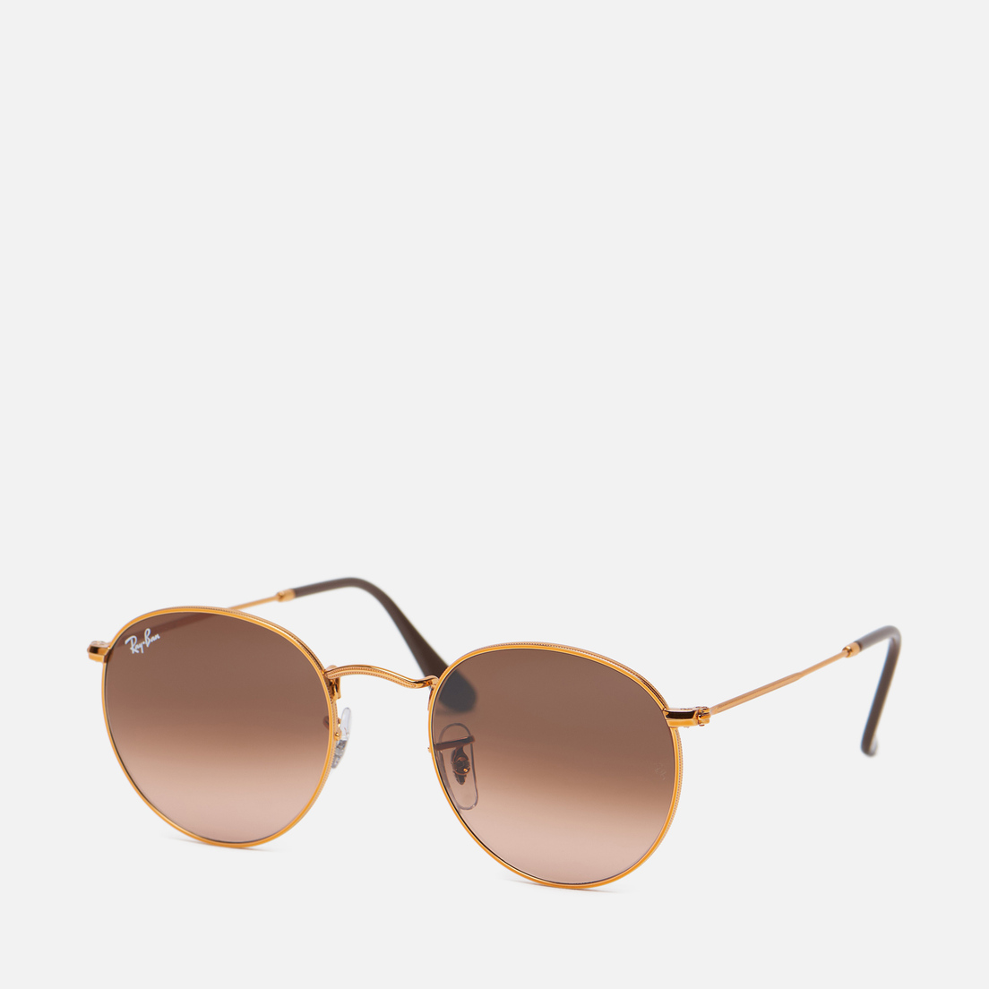 ray ban round metal gradient
