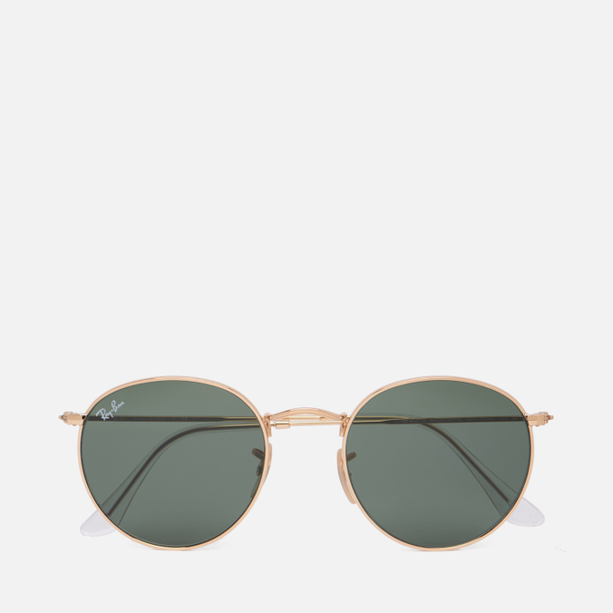 Солнцезащитные очки Ray-Ban Round Metal, цвет зелёный