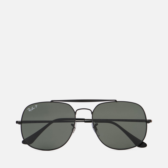 Солнцезащитные очки Ray-Ban The General Black/Polarized Green Classic G-15