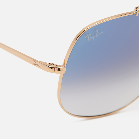 Солнцезащитные очки Ray-Ban The General Gold/Light Blue Gradient