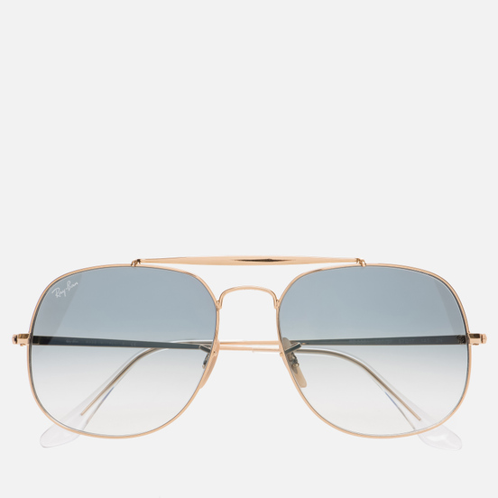 Солнцезащитные очки Ray-Ban The General Gold/Light Blue Gradient
