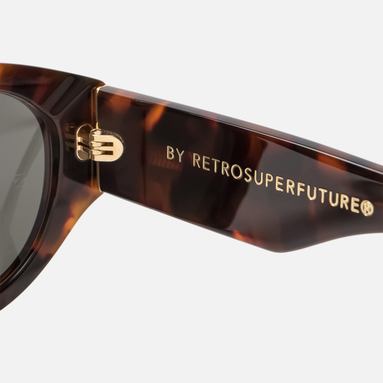 Солнцезащитные очки RETROSUPERFUTURE Drew Mama Classic Havana