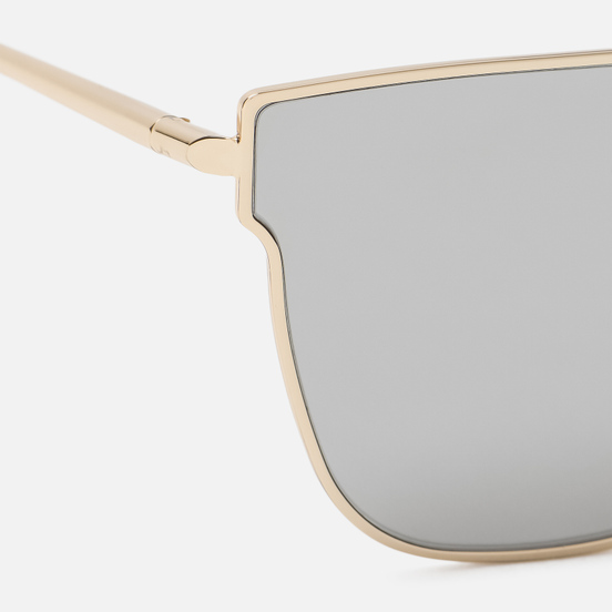 Солнцезащитные очки RETROSUPERFUTURE Lenz Flat Top Silver