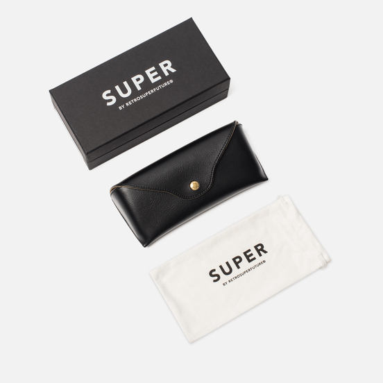 Солнцезащитные очки RETROSUPERFUTURE Lenz Flat Top Silver