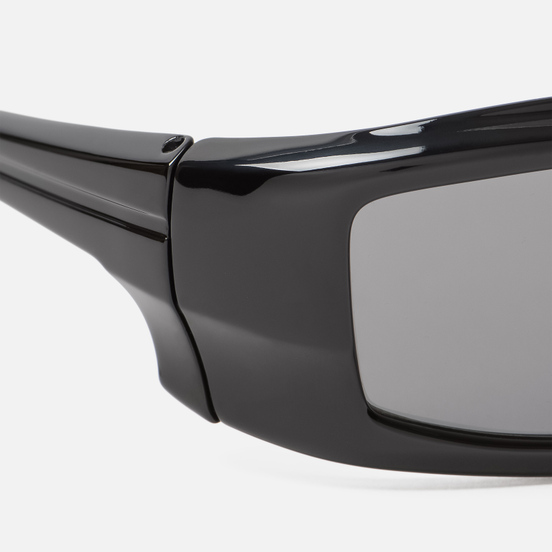 Солнцезащитные очки Rick Owens Rick Black Temple/Black Lens