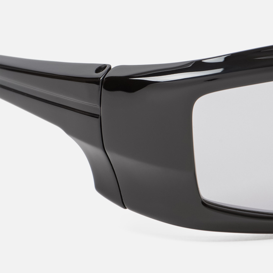 Солнцезащитные очки Rick Owens Rick Black Temple/Silver Lens