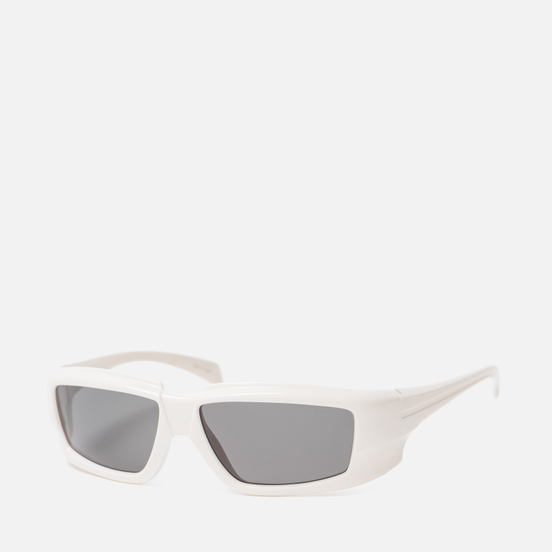 Солнцезащитные очки Rick Owens Rick Cream Temple/Black Lens